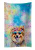 Pomeranian Hippie Dawg Kitchen Towel Dish Cloths Guest Hand Towel Decorative Bathroom Towel for Face,Tea, Dishcloth, Kitchen and Bath