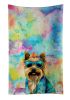 Cairn Terrier Hippie Dawg Kitchen Towel Dish Cloths Guest Hand Towel Decorative Bathroom Towel for Face,Tea, Dishcloth, Kitchen and Bath