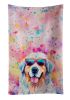 Great Pyrenees Hippie Dawg Kitchen Towel Dish Cloths Guest Hand Towel Decorative Bathroom Towel for Face,Tea, Dishcloth, Kitchen and Bath