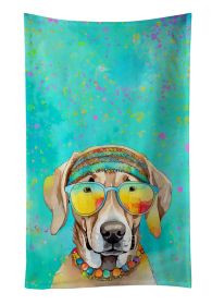Weimaraner Hippie Dawg Kitchen Towel Dish Cloths Guest Hand Towel Decorative Bathroom Towel for Face,Tea, Dishcloth, Kitchen and Bath (Default: Default)