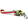 Christmas Themed Dog Collar and Leash Set, Waterproof PVC Pet Collar with Cute Charms for Small Medium Dogs