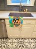 Golden Retriever Hippie Dawg Kitchen Towel Dish Cloths Guest Hand Towel Decorative Bathroom Towel for Face,Tea, Dishcloth, Kitchen and Bath