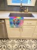 Old English Sheepdog Hippie Dawg Kitchen Towel Dish Cloths Guest Hand Towel Decorative Bathroom Towel for Face,Tea, Dishcloth, Kitchen and Bath