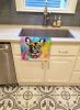 French Bulldog Hippie Dawg Kitchen Towel Dish Cloths Guest Hand Towel Decorative Bathroom Towel for Face,Tea, Dishcloth, Kitchen and Bath