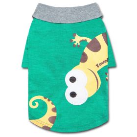 Caribbean Style Dog T-Shirt (Color: Green, size: medium)