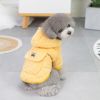 Winter plush corduroy dog coat