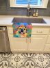 English Bulldog Hippie Dawg Kitchen Towel Dish Cloths Guest Hand Towel Decorative Bathroom Towel for Face,Tea, Dishcloth, Kitchen and Bath