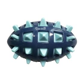 Indestructible Squeaky Dog Chewing Toy (Color: Blue)