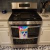 Samoyed Hippie Dawg Kitchen Towel Dish Cloths Guest Hand Towel Decorative Bathroom Towel for Face,Tea, Dishcloth, Kitchen and Bath