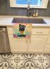 Scottish Terrier Hippie Dawg Kitchen Towel Dish Cloths Guest Hand Towel Decorative Bathroom Towel for Face,Tea, Dishcloth, Kitchen and Bath