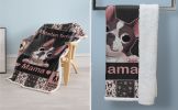 Boston Terrier Blanket for Dog Lovers, Plush Fleece Throw - Super Soft Cozy Frenchie Dog Blankets for Women