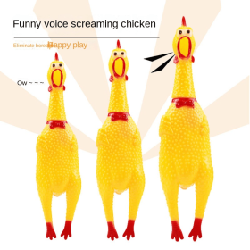 Pet Screaming Chicken (Color: 2pcs, size: M)