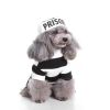 Striped Retro Inmate/Prisoner Costume