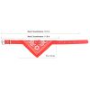 Adjustable Bandana Pet Collar Triangle Scarf