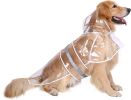 Reflective Dog Raincoat, Hooded Poncho for Small to X-Large Dogs