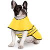 Reflective Dog Raincoat, Hooded Poncho for Small to X-Large Dogs