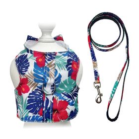 Hawaiian Harness Vest with Matching Leash (size: M)